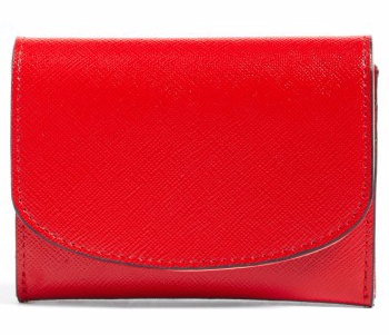 Red Leather Card Case